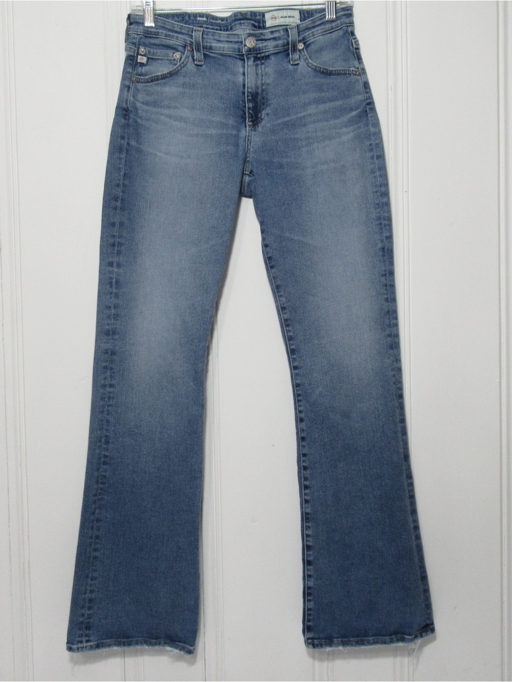 AG Adriano Goldschmied Angel Low-Rise Bootcut Denim Jeans Size 28